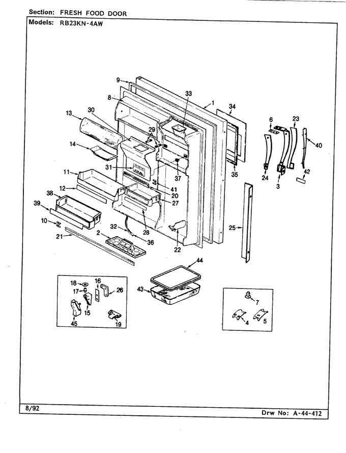 Diagram for RB23KN-4AW (BOM: CG97A)