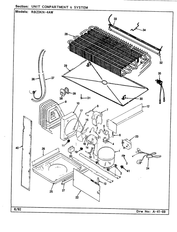 Diagram for RB23KN-4AW (BOM: CG97A)