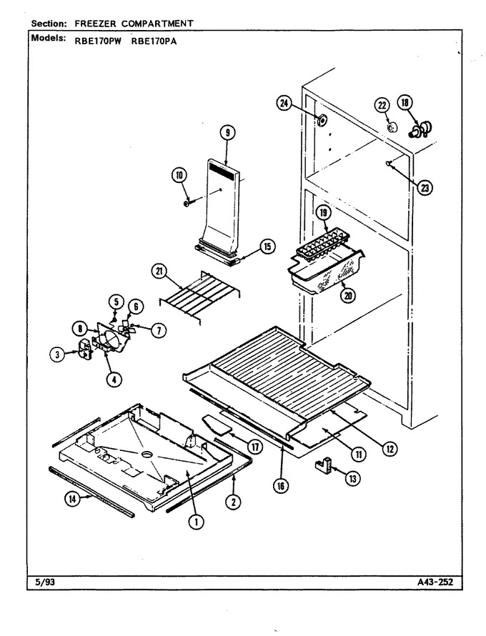 Diagram for RBE170PW (BOM: DD31A)