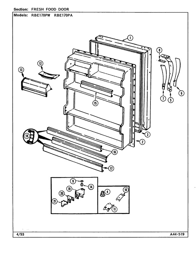Diagram for RBE170PA (BOM: DD32A)
