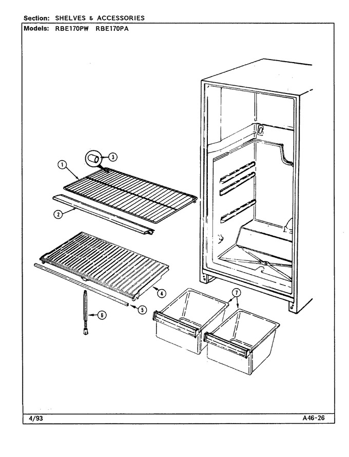 Diagram for RBE170PW (BOM: DD31A)