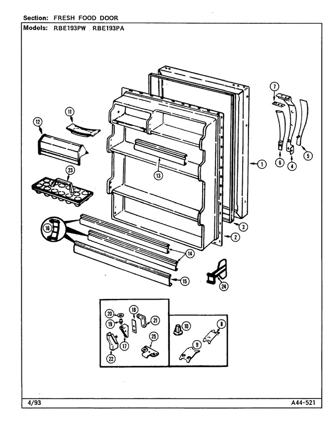 Diagram for RBE193PA (BOM: DG63A)