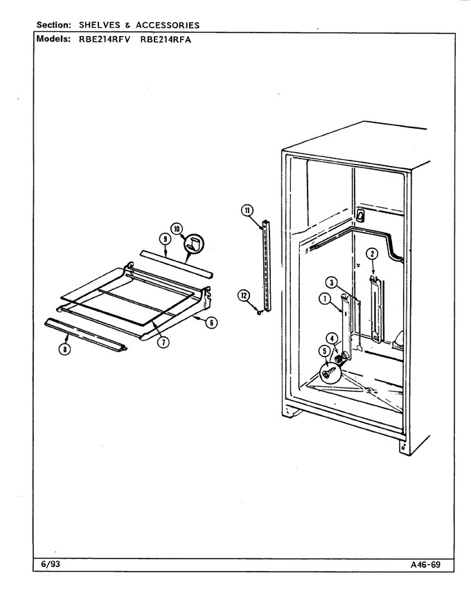 Diagram for RBE214RFA (BOM: DD54A)
