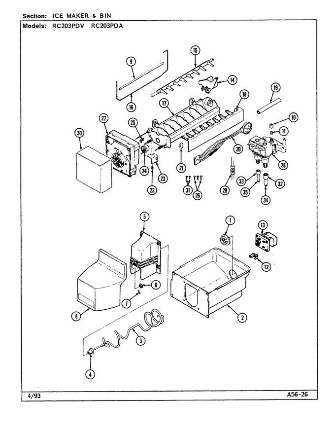 Diagram for RC203PDA (BOM: DS10A)