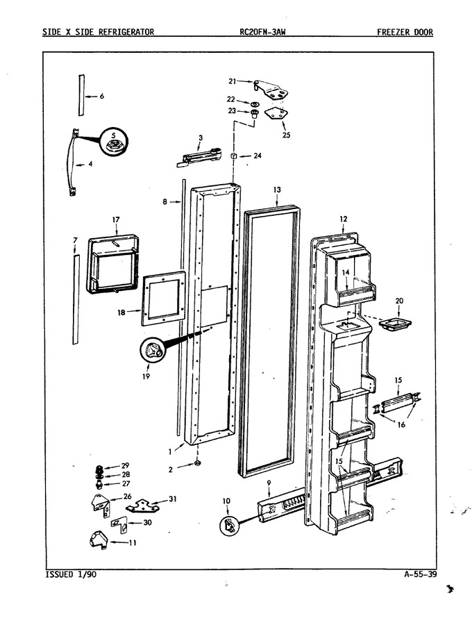 Diagram for RC20FA-3AW (BOM: 9S10A)