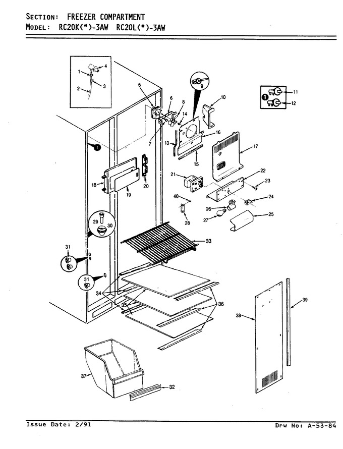 Diagram for RC20LN-3AW (BOM: BS10A)