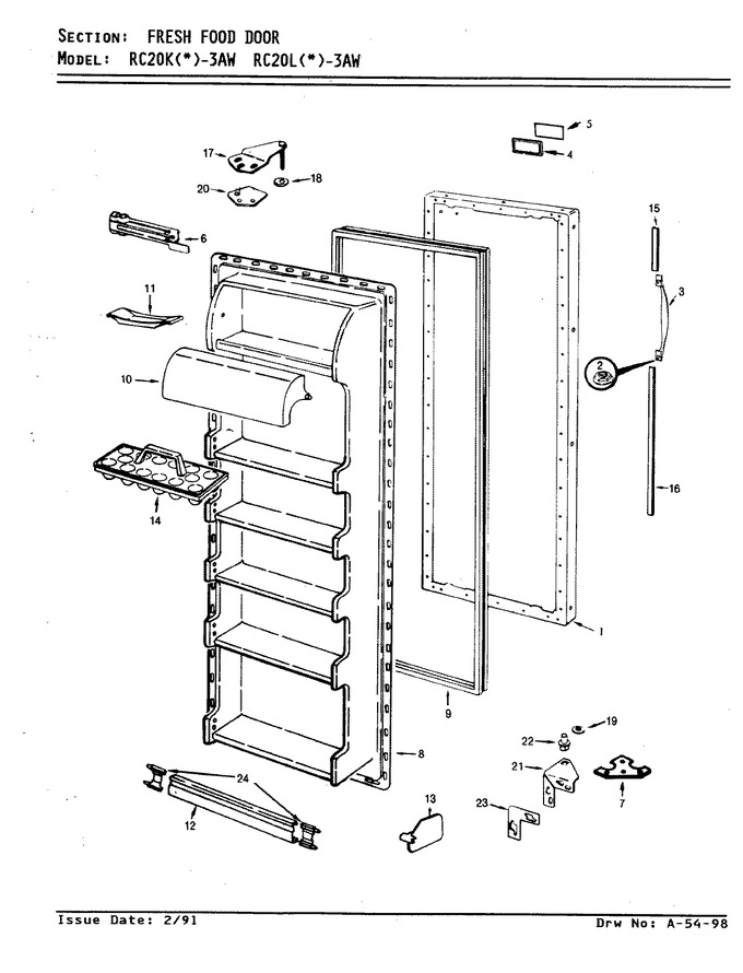 Diagram for RC20LN-3AW (BOM: BS10A)