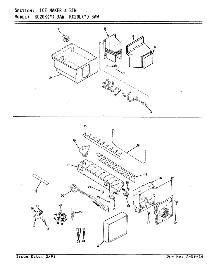 Diagram for RC20LN-3AW (BOM: BS10A)