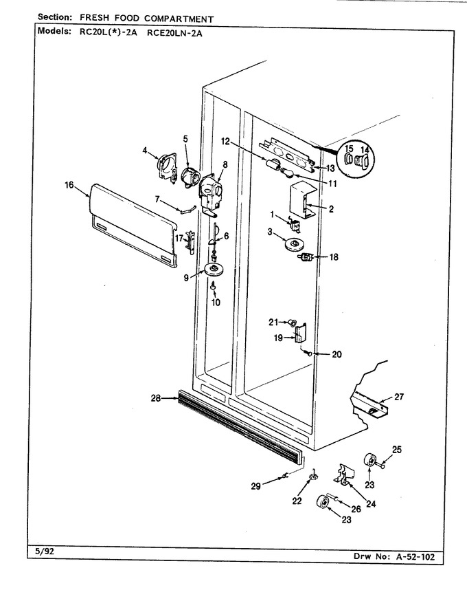 Diagram for RC20LA-2AD (BOM: BU01A)