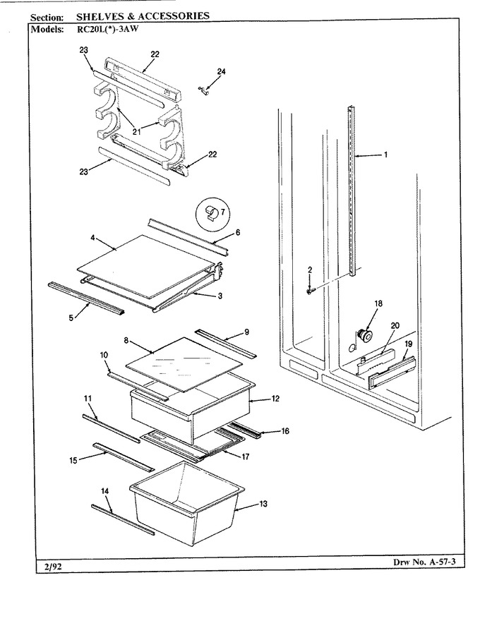 Diagram for RC20LN-3AW (BOM: BS10C)