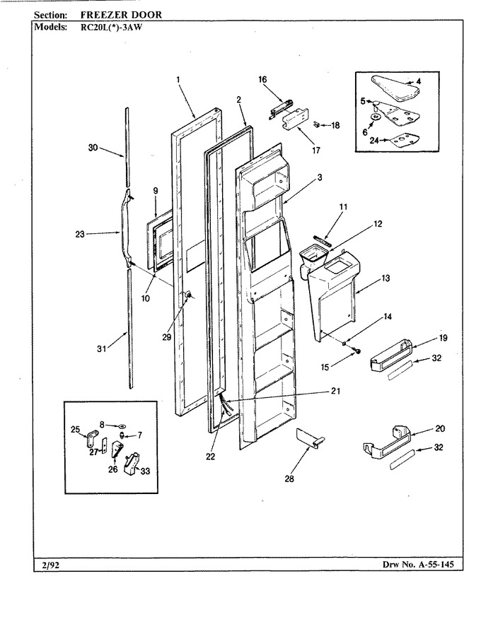 Diagram for RC20LA-3AW (BOM: BS10B)
