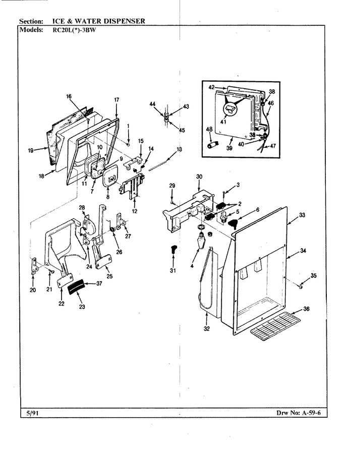Diagram for RC20LA-3BW (BOM: BS08A)