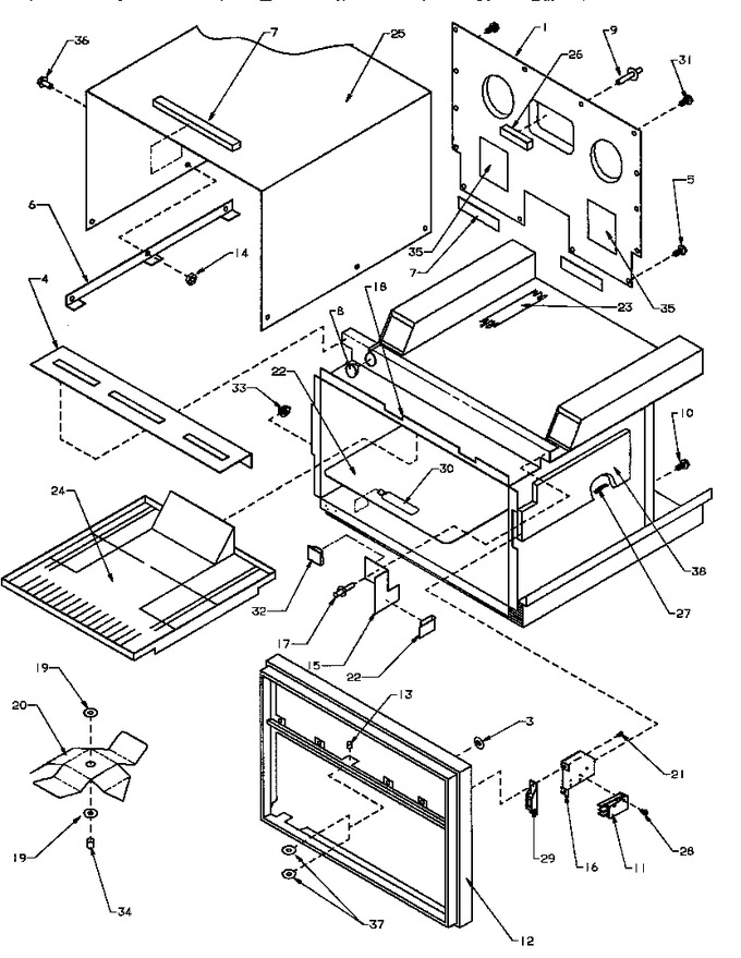Diagram for RC21DQ (BOM: P1104111M)