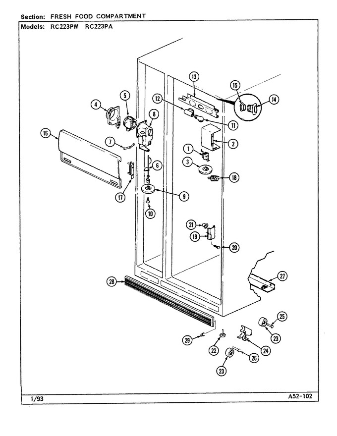 Diagram for RC223PA (BOM: DS12A)