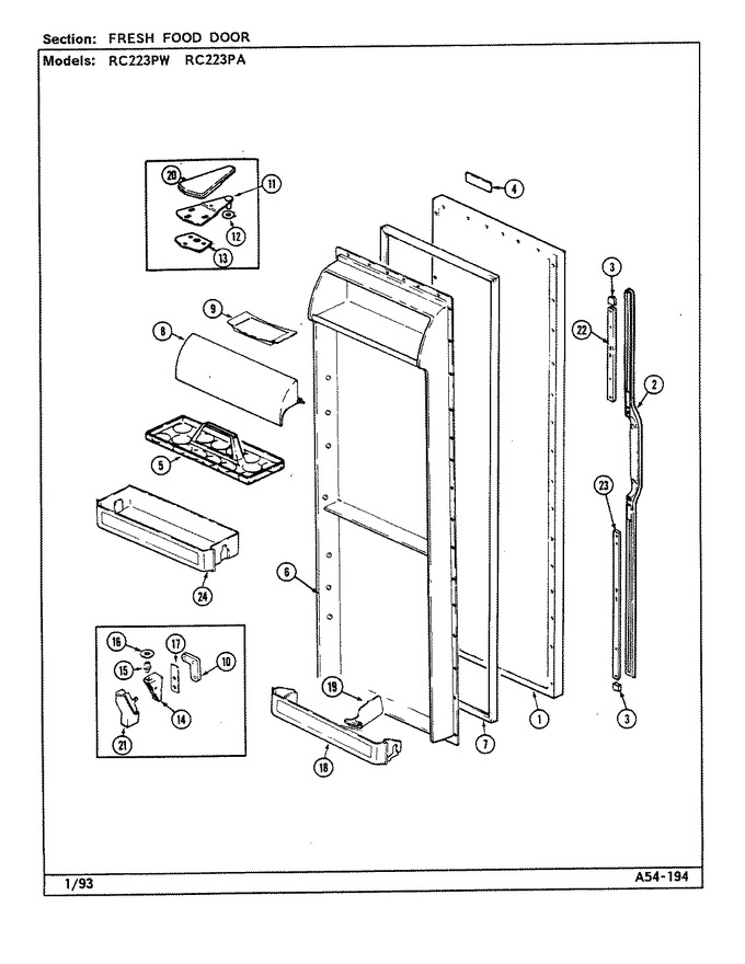Diagram for RC223PA (BOM: DS12A)