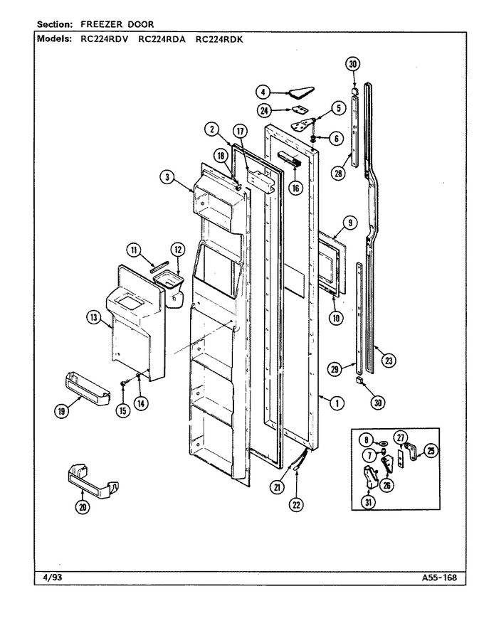 Diagram for RC224RDA (BOM: DS37B)