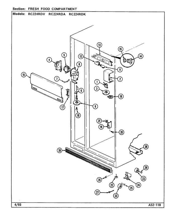 Diagram for RC224RDA (BOM: DS37B)