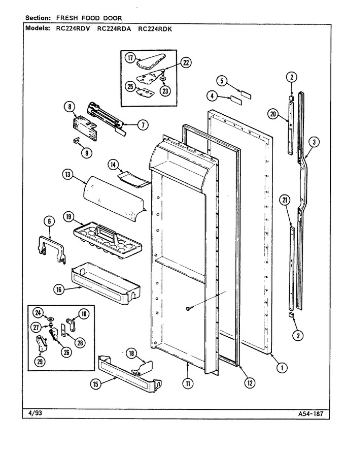 Diagram for RC224RDA (BOM: DS37B)