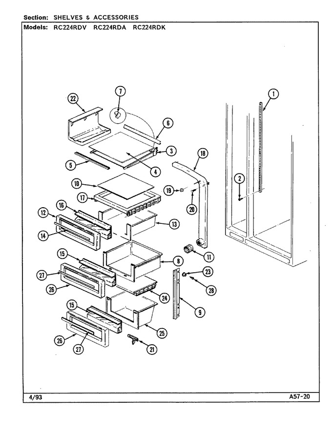 Diagram for RC224RDA (BOM: DS37B)