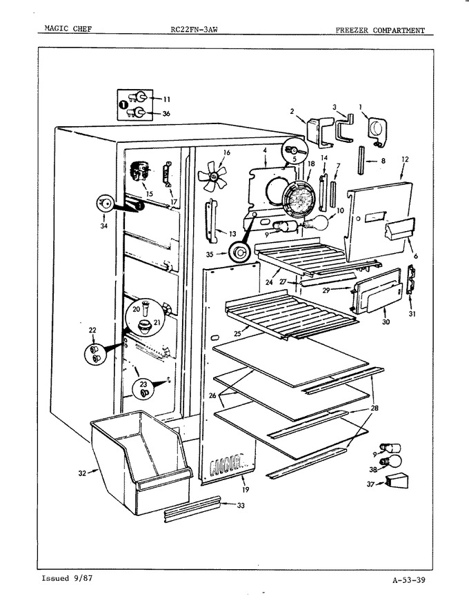 Diagram for RC22FN-3AW (BOM: 5N57A)