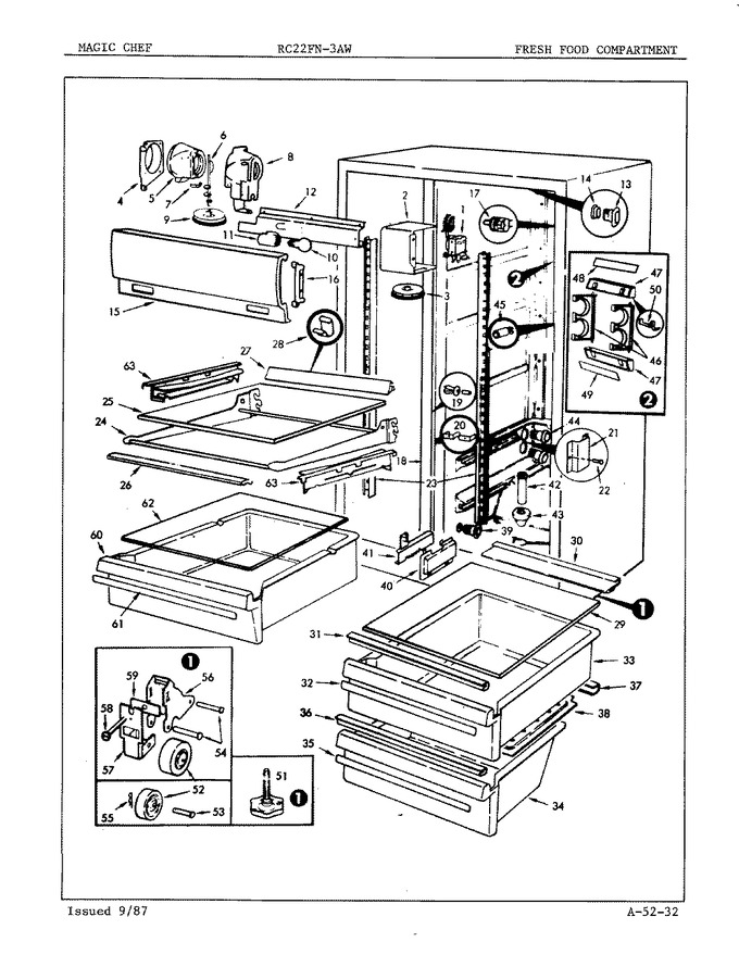 Diagram for RC22FA-3AW (BOM: 5N57A)