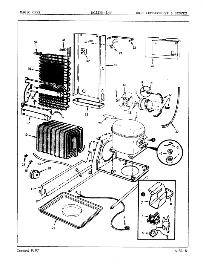 Diagram for RC22FA-3AW (BOM: 5N57A)
