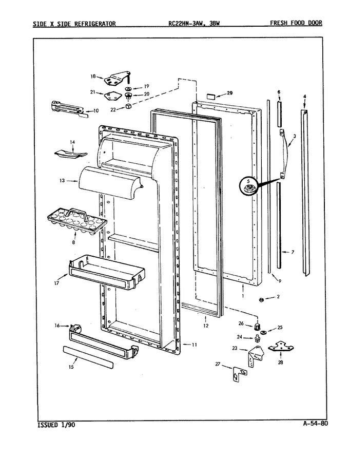 Diagram for RC22HA-3BW (BOM: 8N79B)