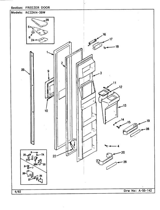 Diagram for RC22KN-3BW (BOM: CS35A)