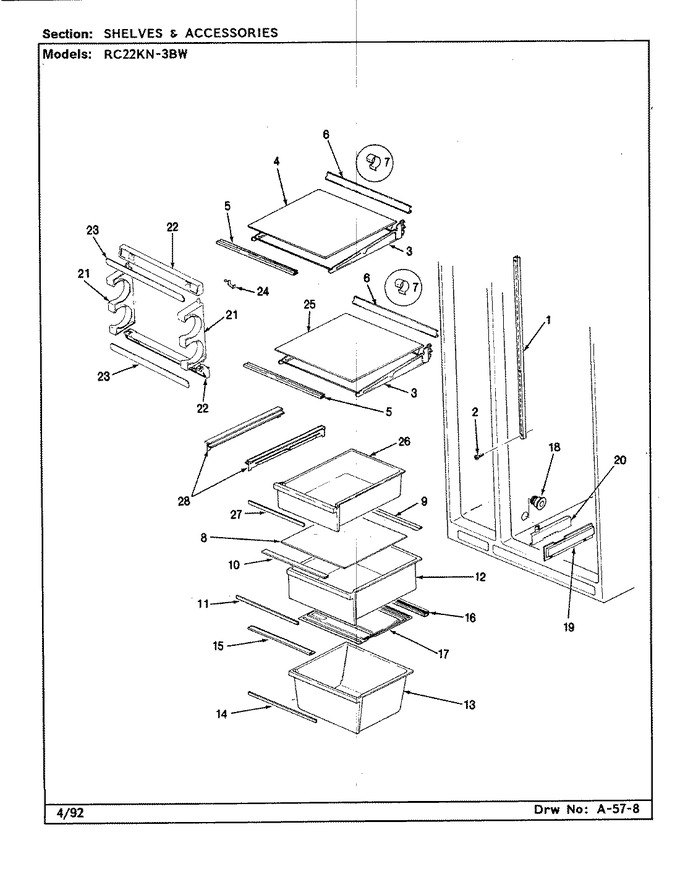 Diagram for RC22KN-3BW (BOM: BS35A)