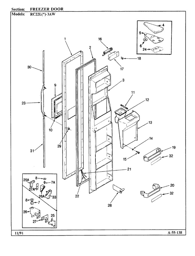 Diagram for RC22LA-3AW (BOM: BS31C)