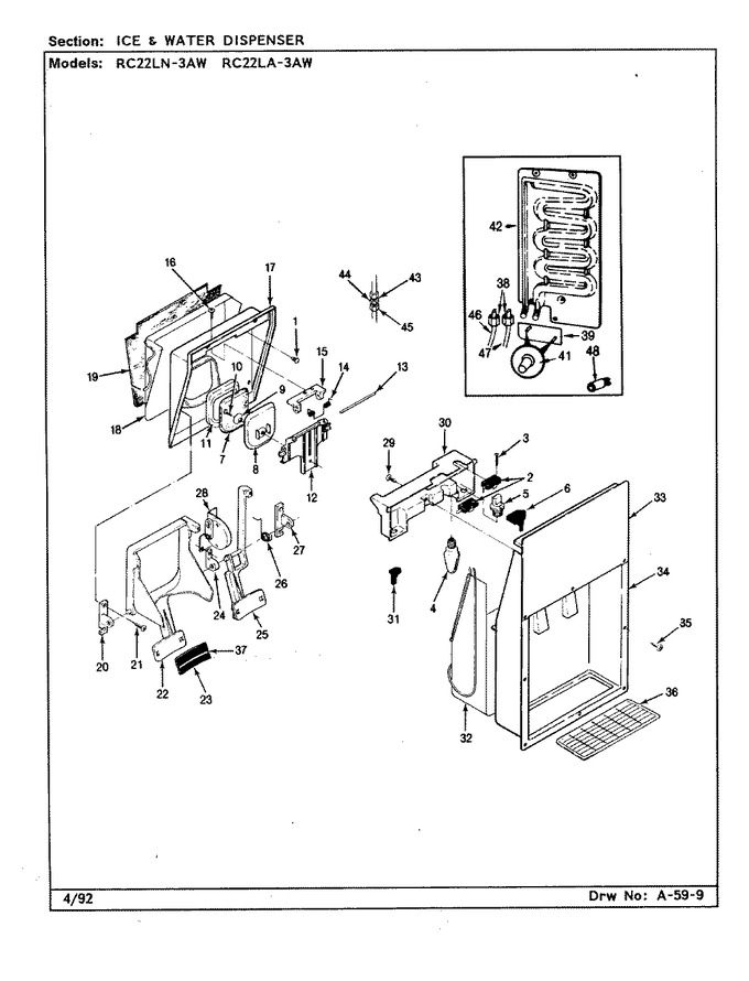 Diagram for RC22LN-3AW (BOM: BS31E)