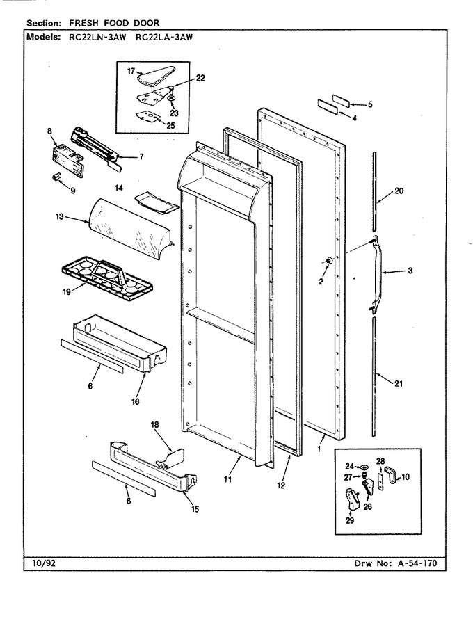 Diagram for RC22LA-3AW (BOM: CS34A)