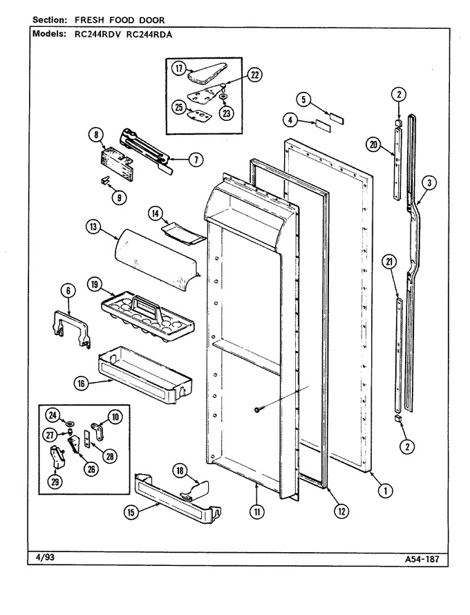 Diagram for RC244RDA (BOM: DS84A)