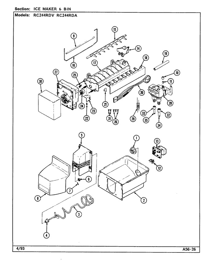 Diagram for RC244RDV (BOM: DS83B)
