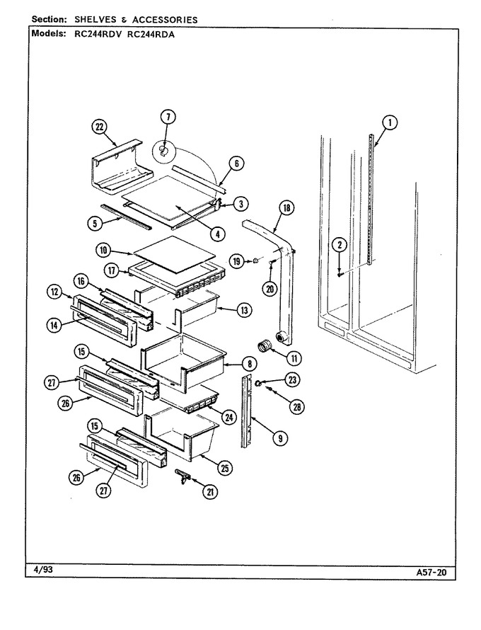 Diagram for RC244RDV (BOM: DS83B)