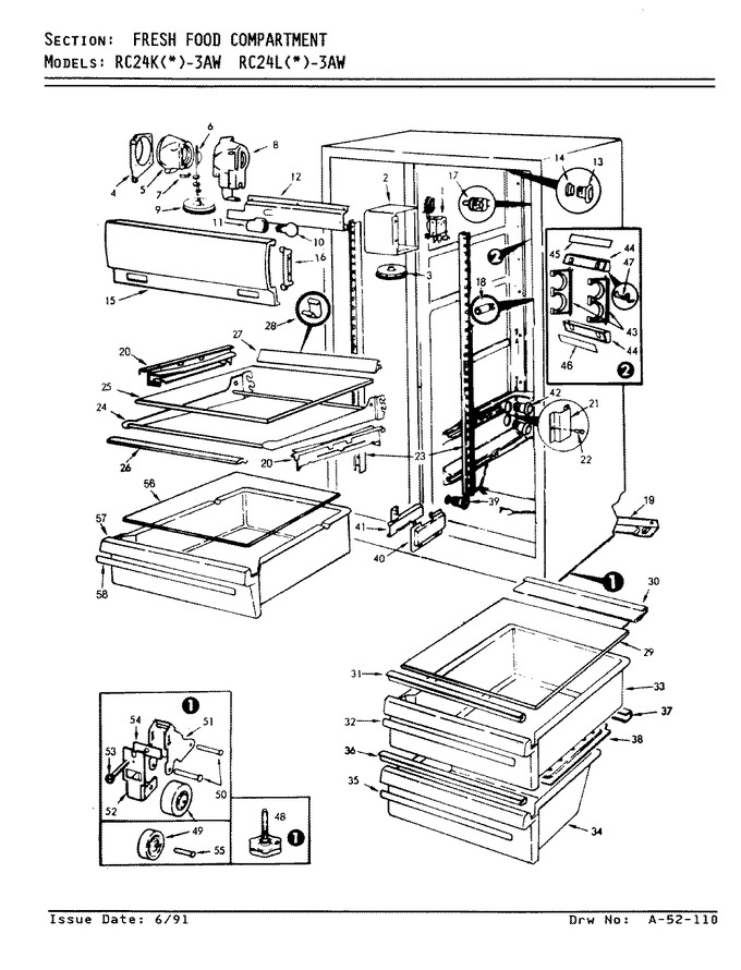Diagram for RC24KA-3AW (BOM: AS81A)