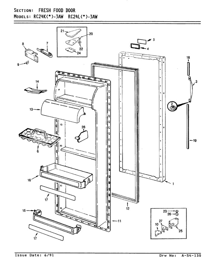 Diagram for RC24LA-3AW (BOM: BS81A)