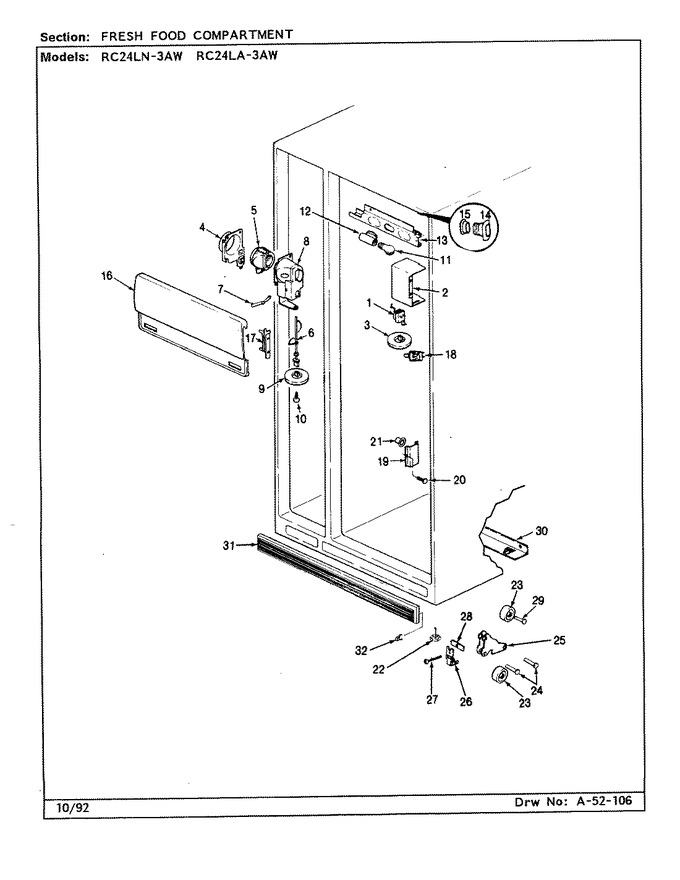 Diagram for RC24LN-3AW (BOM: CS83A)