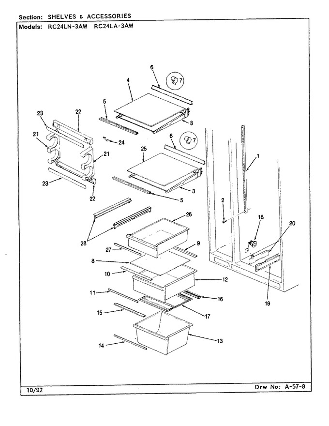 Diagram for RC24LA-3AW (BOM: CS84A)