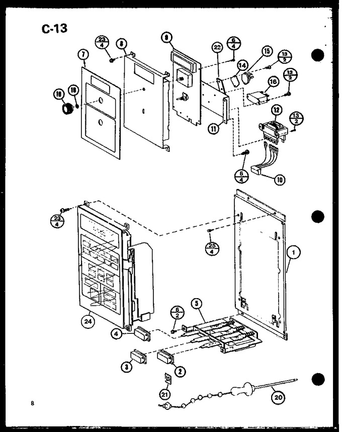 Diagram for RCR-700 (BOM: P8572703S)