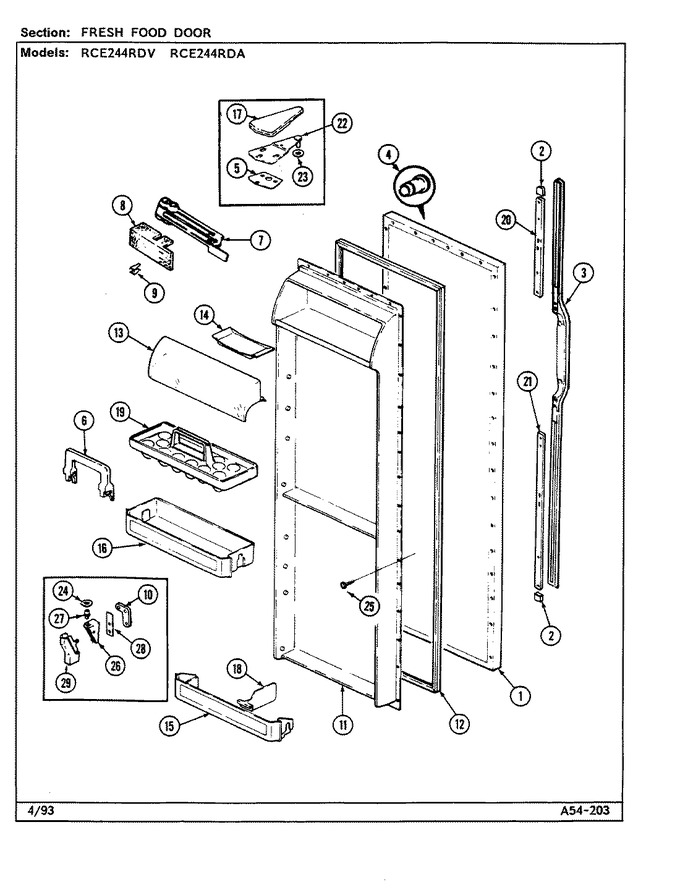 Diagram for RCE244RDA (BOM: DS86A)