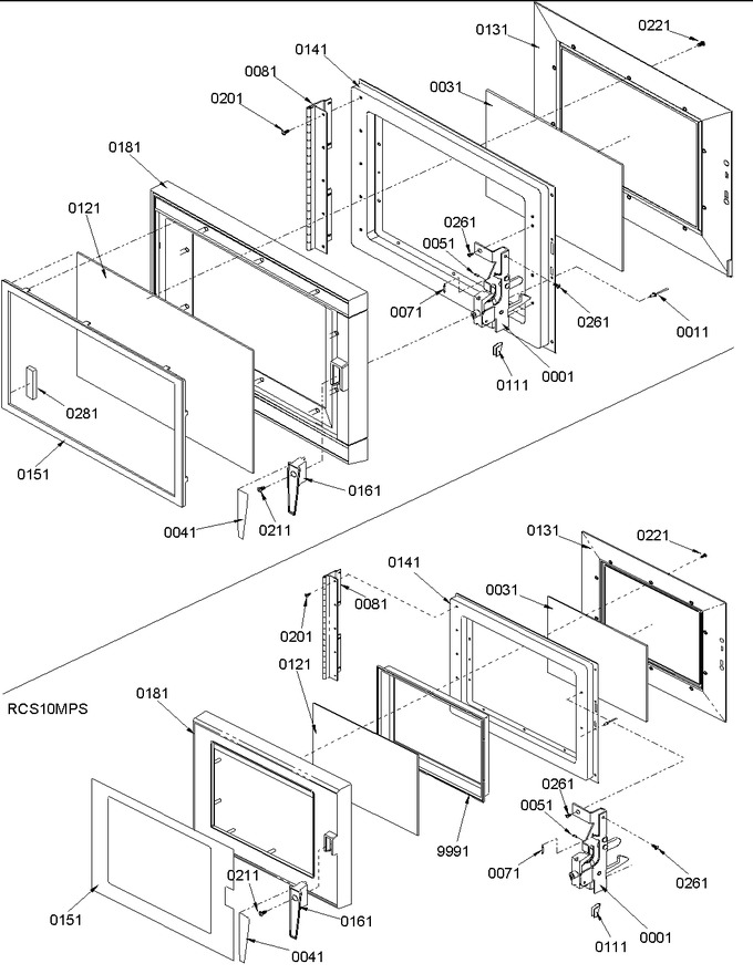 Diagram for RCS820MPLW (BOM: P1140410M)
