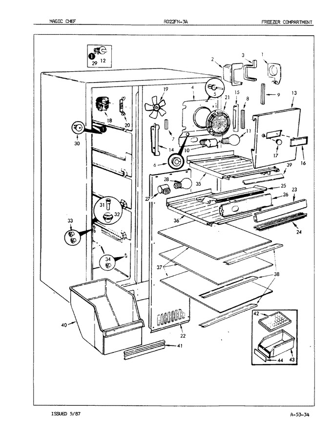 Diagram for RD22FN-3A (BOM: 5N60A)