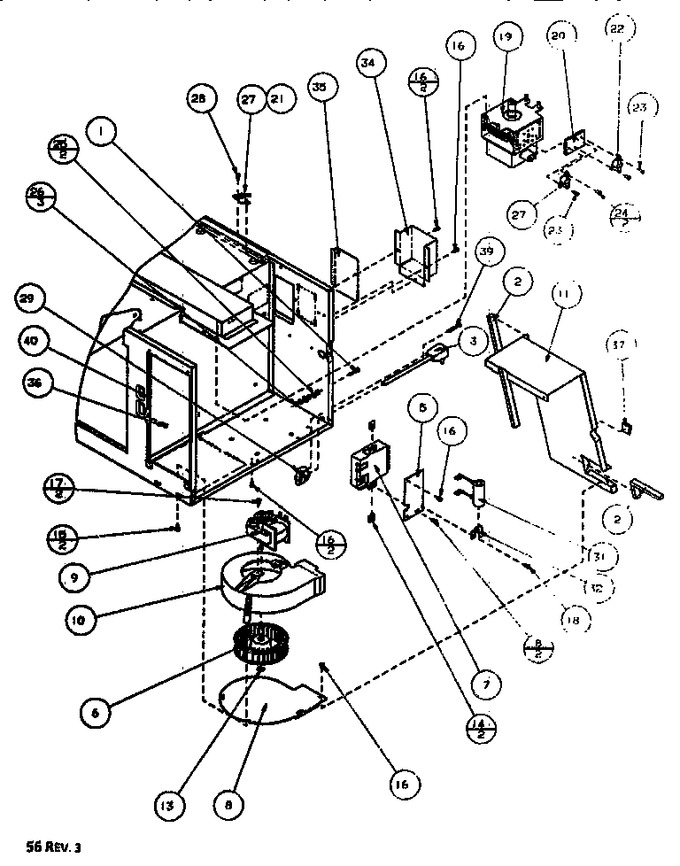 Diagram for RFS59MP (BOM: P1119205M)