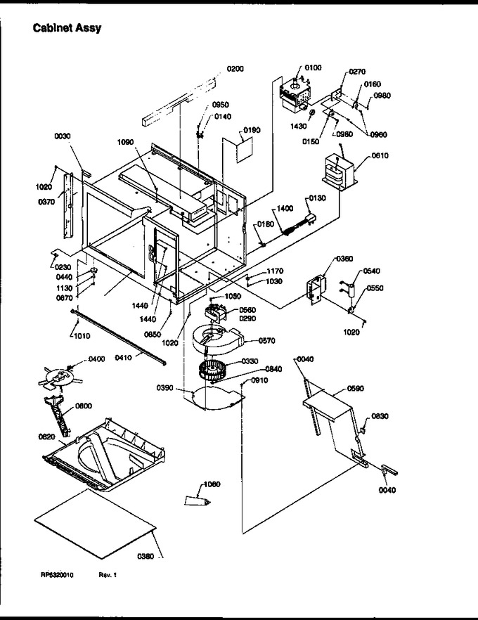 Diagram for RFS58MP (BOM: P1300101M X)