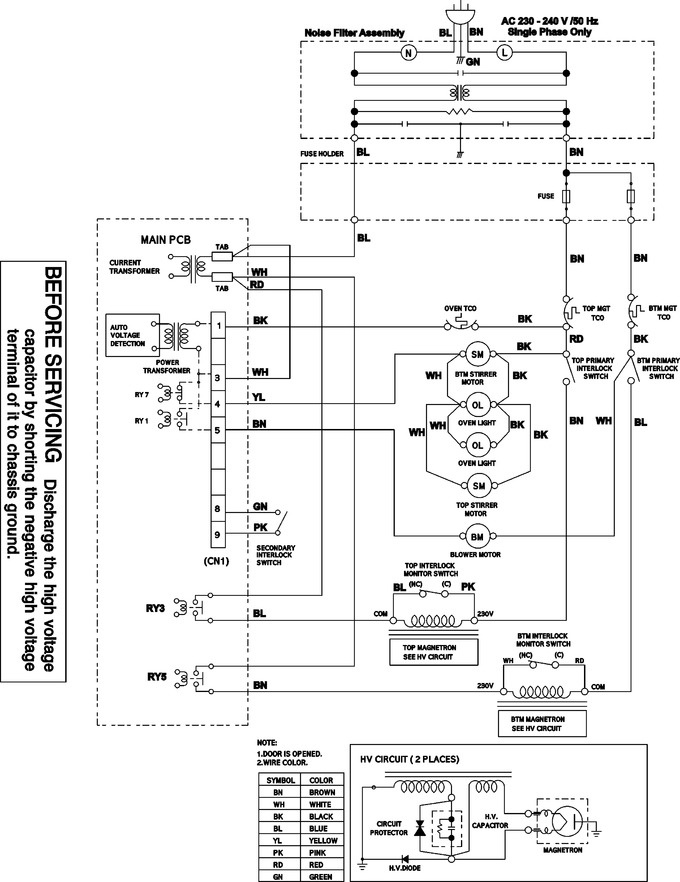 Diagram for UFS18E (BOM P1330231M)