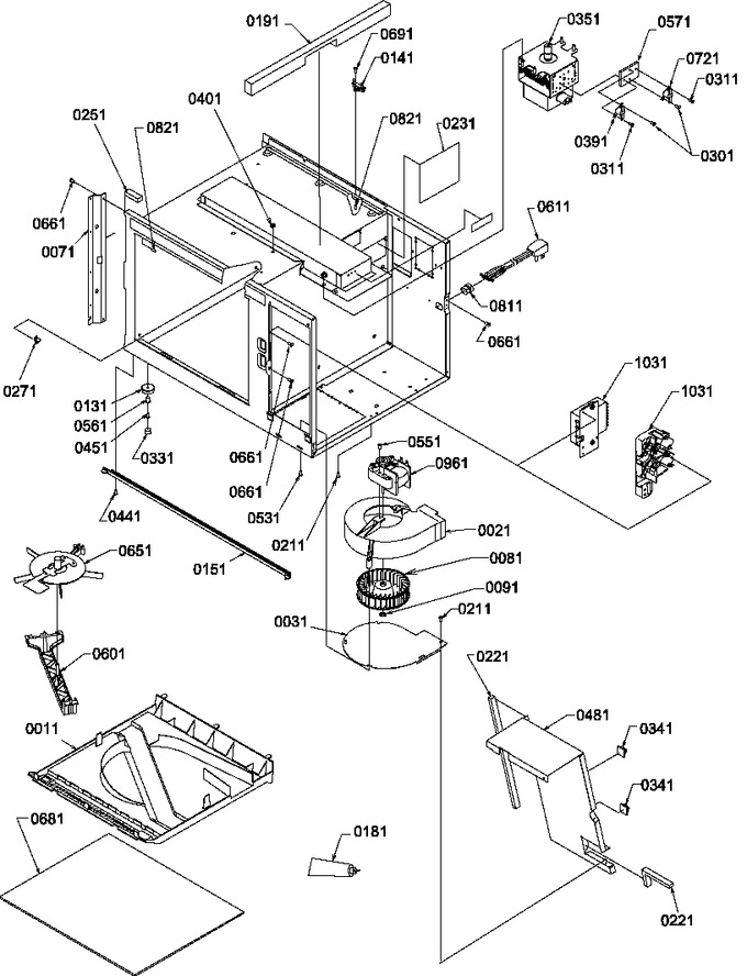 Diagram for RFS9LW (BOM: P1300201M)