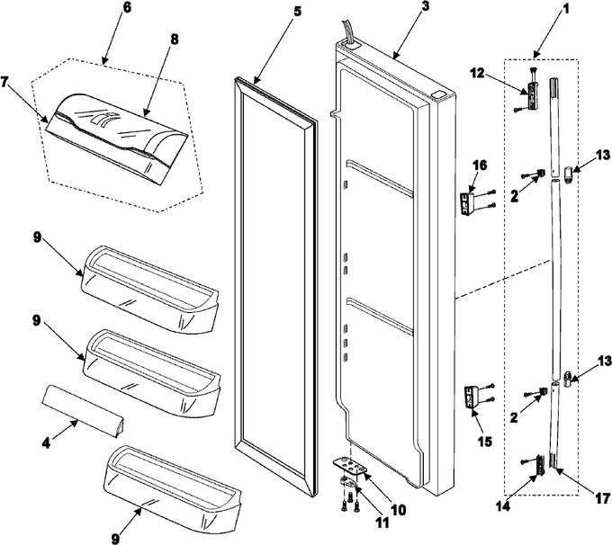 Diagram for RS255BAWW