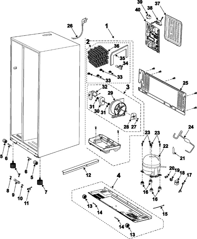 Diagram for RS2624WW/XAA