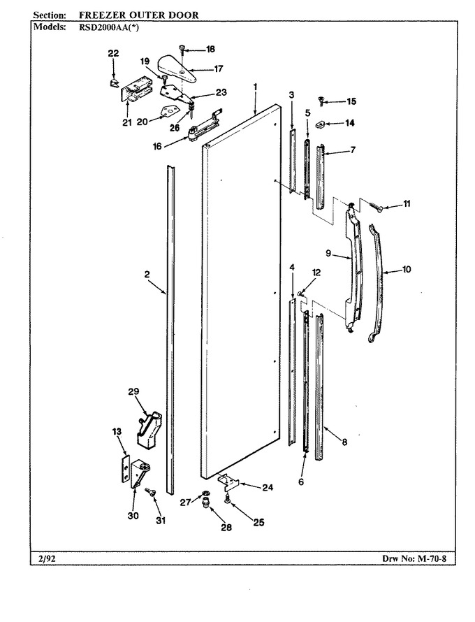 Diagram for RSD2000AAL (BOM: CM05B)